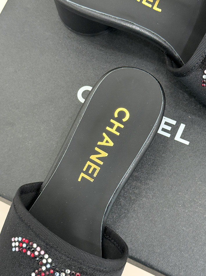 最高級シャネルスーパーコピー CHANEL ココマーク サンダル ミュール ヒール レザー 靴 ブラック 2630898 レディース サンダル ブランド - 画像 (3)