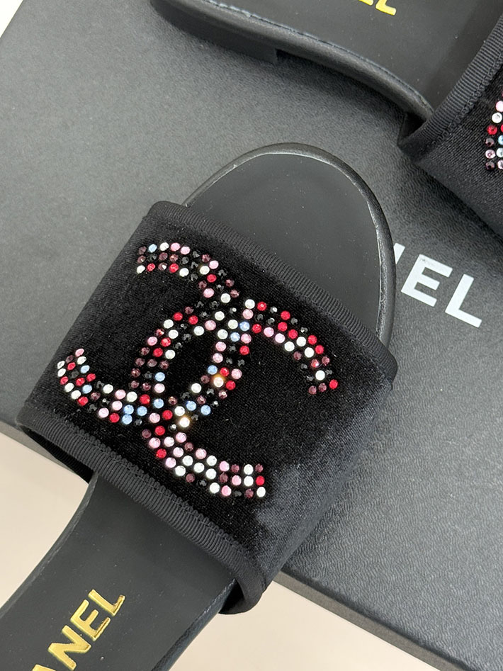 最高級シャネルスーパーコピー CHANEL ココマーク サンダル ミュール ヒール レザー 靴 ブラック 2630899 カジュアル レディース サンダル - 画像 (4)