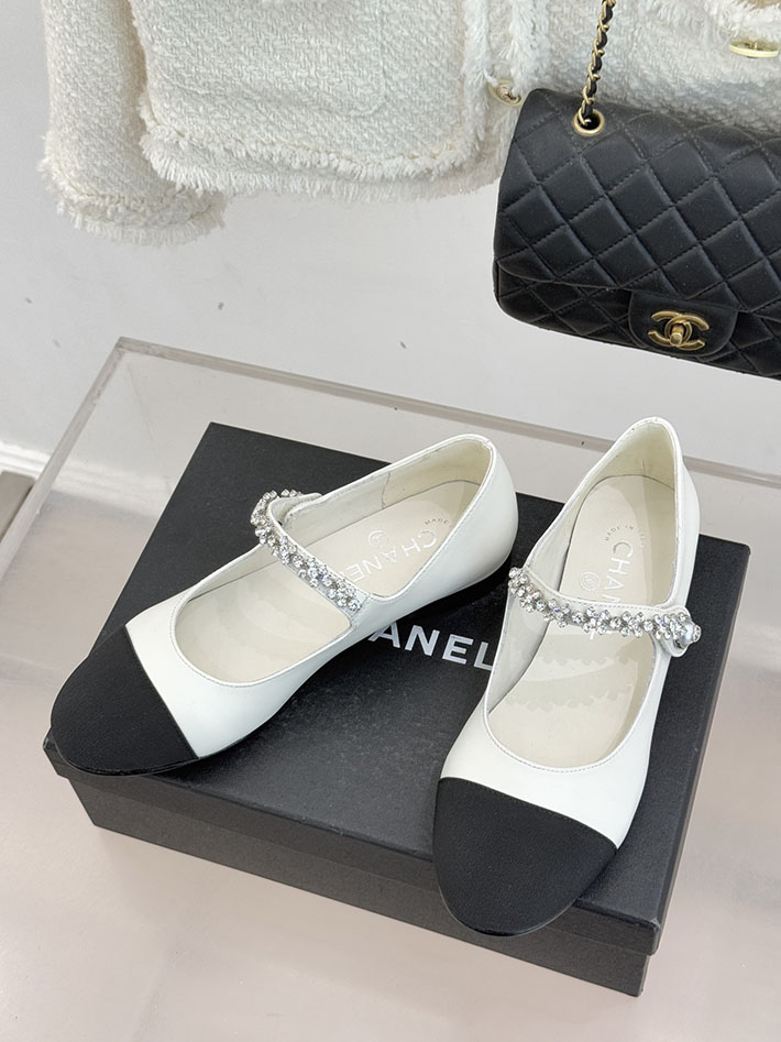 最高級シャネルスーパーコピー CHANEL メリージェーン フラットシューズ パンプス レザー 新作シューズ ホワイト 2630900 シャネル パンプス 値段 - 画像 (9)
