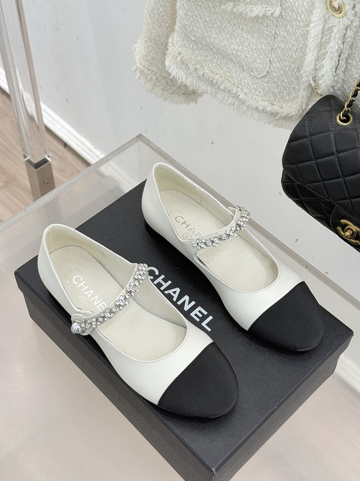 最高級シャネルスーパーコピー CHANEL メリージェーン フラットシューズ パンプス レザー 新作シューズ ホワイト 2630900 シャネル パンプス 値段 - 画像 (8)