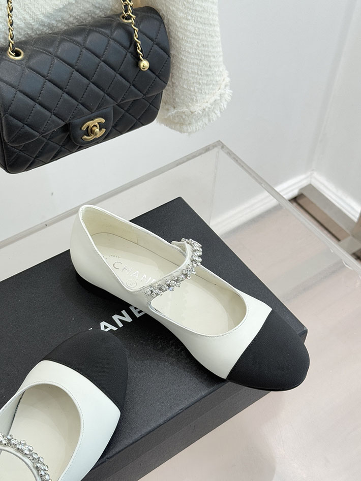 最高級シャネルスーパーコピー CHANEL メリージェーン フラットシューズ パンプス レザー 新作シューズ ホワイト 2630900 シャネル パンプス 値段 - 画像 (6)