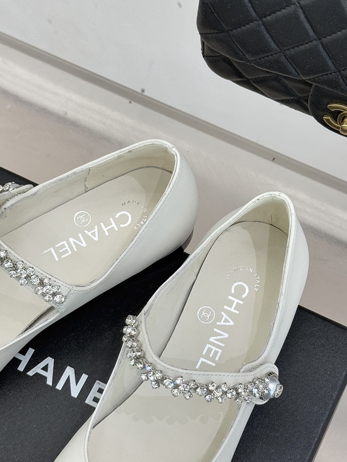 最高級シャネルスーパーコピー CHANEL メリージェーン フラットシューズ パンプス レザー 新作シューズ ホワイト 2630900 シャネル パンプス 値段 - 画像 (3)