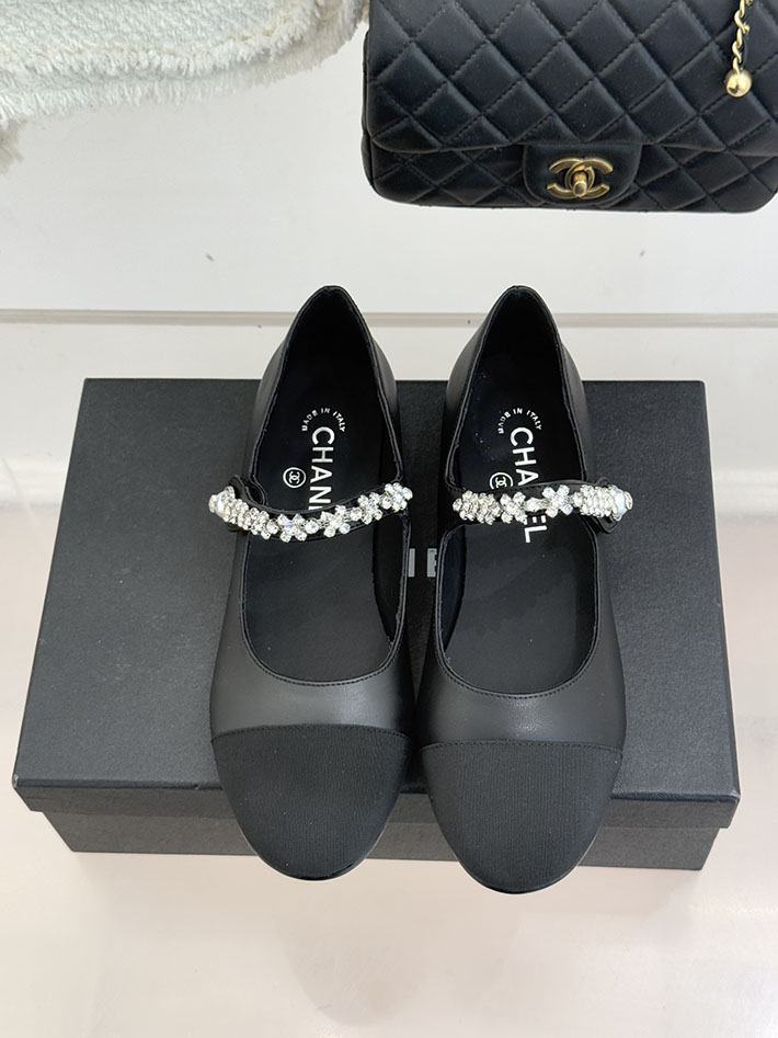 最高級シャネルスーパーコピー CHANEL メリージェーン フラットシューズ パンプス レザー 新作シューズ ブラック 2630901 シャネル パンプス 黒 - 画像 (7)