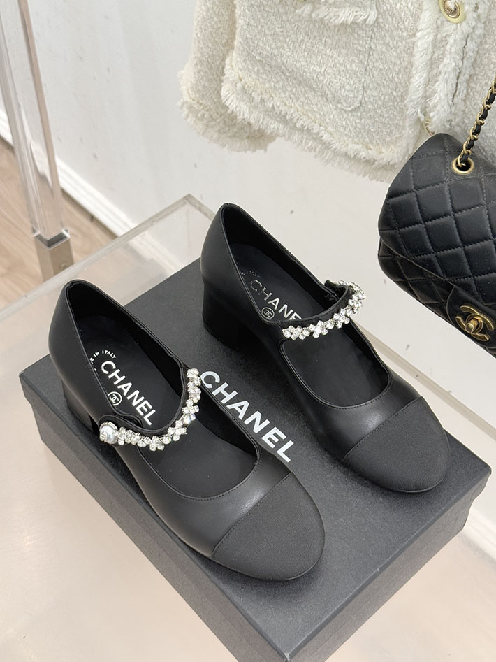最高級シャネルスーパーコピー CHANEL メリージェーン フラットシューズ パンプス レザー 新作シューズ ブラック 2630903 シャネル パンプス パール - 画像 (8)