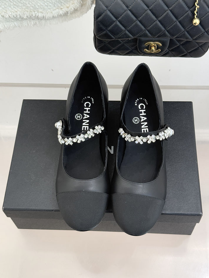 最高級シャネルスーパーコピー CHANEL メリージェーン フラットシューズ パンプス レザー 新作シューズ ブラック 2630903 シャネル パンプス パール - 画像 (7)