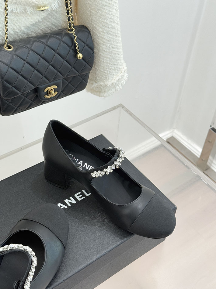 最高級シャネルスーパーコピー CHANEL メリージェーン フラットシューズ パンプス レザー 新作シューズ ブラック 2630903 シャネル パンプス パール - 画像 (6)