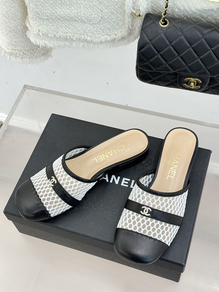 最高級シャネルスーパーコピー CHANEL ミュール サンダルギンガムチェック レザー 靴 ブラック 2630911 シャネル サンダル 安い - 画像 (9)
