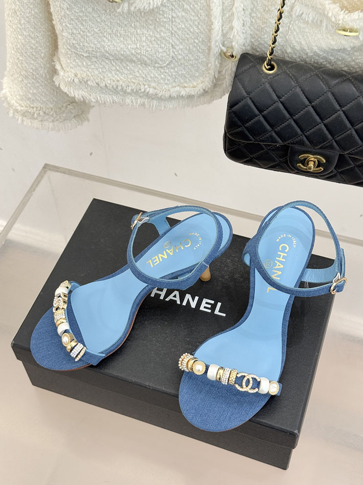 最高級シャネルスーパーコピー CHANEL ココマーク サンダル ストラップサンダル 2026新作 ブルー 2630921 シャネル 靴 サンダル - 画像 (9)
