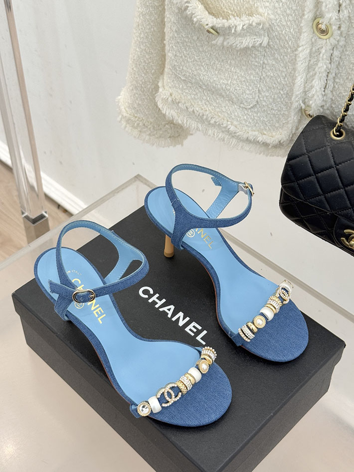最高級シャネルスーパーコピー CHANEL ココマーク サンダル ストラップサンダル 2026新作 ブルー 2630921 シャネル 靴 サンダル - 画像 (8)