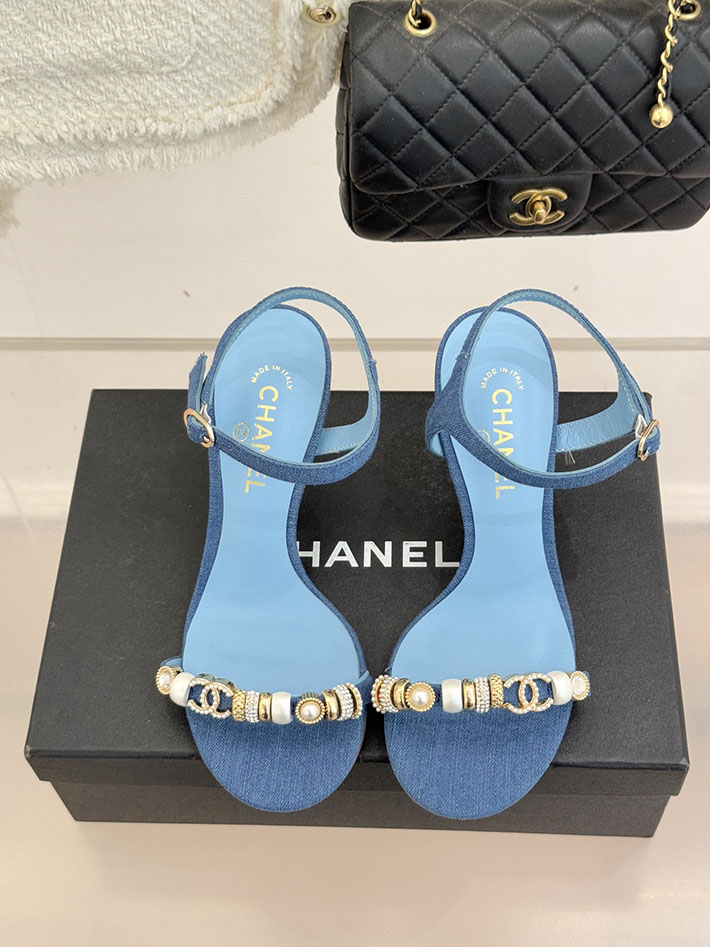 最高級シャネルスーパーコピー CHANEL ココマーク サンダル ストラップサンダル 2026新作 ブルー 2630921 シャネル 靴 サンダル - 画像 (7)