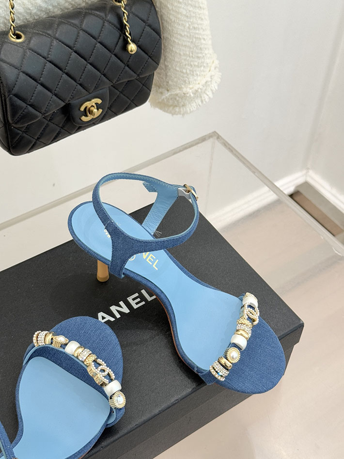 最高級シャネルスーパーコピー CHANEL ココマーク サンダル ストラップサンダル 2026新作 ブルー 2630921 シャネル 靴 サンダル - 画像 (6)