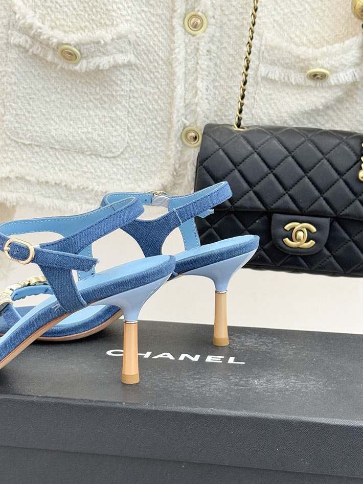 最高級シャネルスーパーコピー CHANEL ココマーク サンダル ストラップサンダル 2026新作 ブルー 2630921 シャネル 靴 サンダル - 画像 (5)