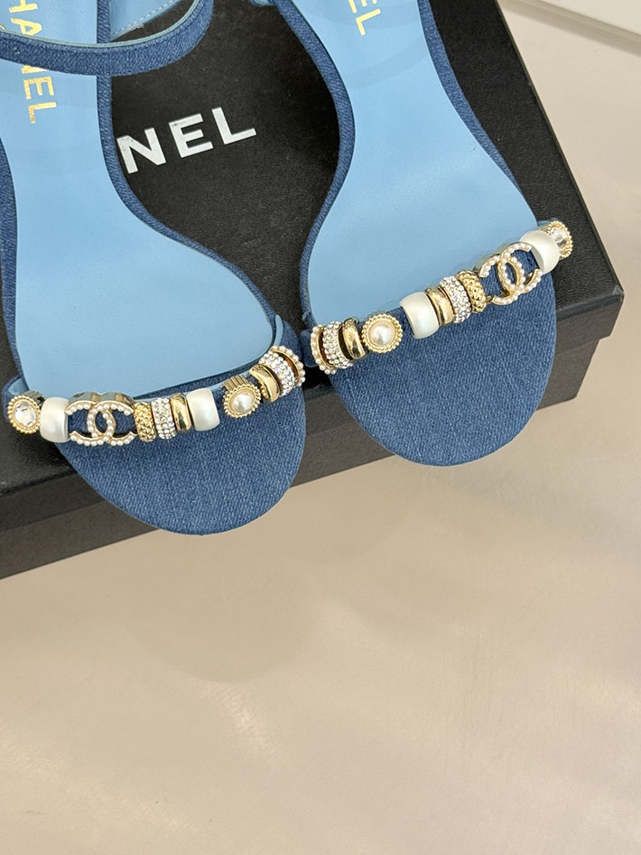 最高級シャネルスーパーコピー CHANEL ココマーク サンダル ストラップサンダル 2026新作 ブルー 2630921 シャネル 靴 サンダル - 画像 (4)