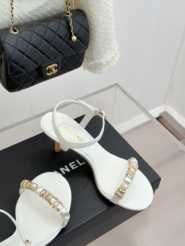 最高級シャネルスーパーコピー CHANEL ココマーク サンダル ストラップサンダル 2026新作 ホワイト 2630922 シャネル サンダル 公式 - 画像 (6)