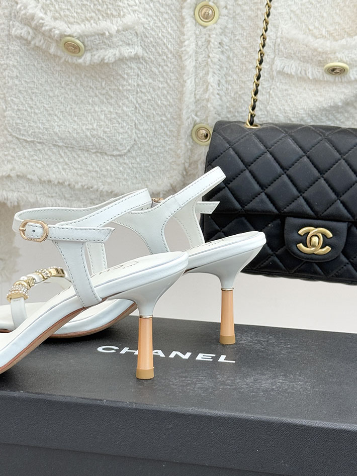 最高級シャネルスーパーコピー CHANEL ココマーク サンダル ストラップサンダル 2026新作 ホワイト 2630922 シャネル サンダル 公式 - 画像 (5)