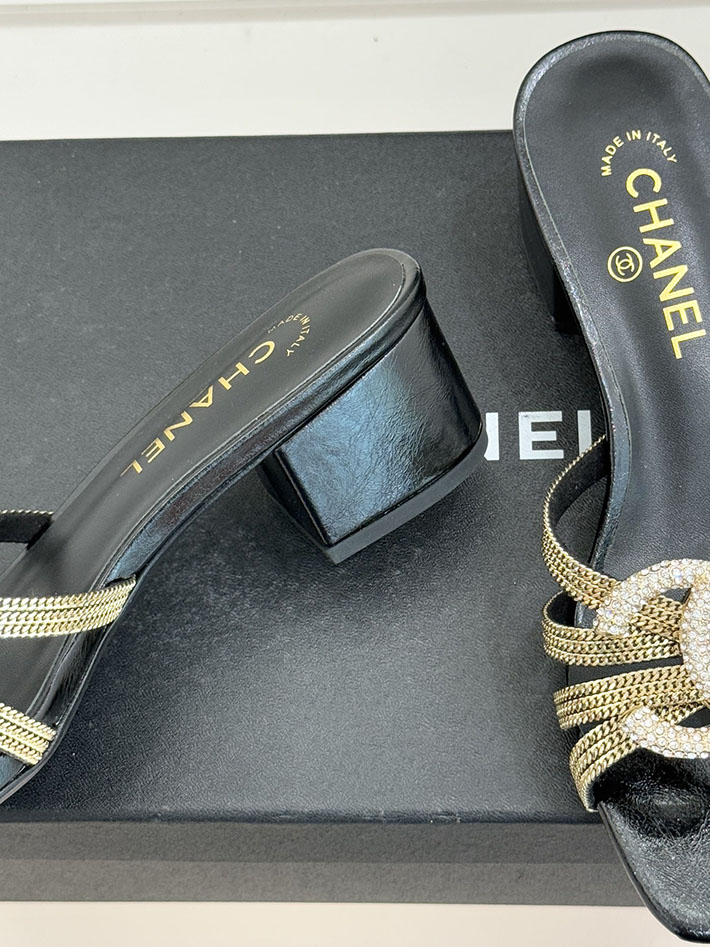 最高級シャネルスーパーコピー CHANEL ココマーク サンダル ストラップサンダル 2026新作 ブラック 2630929 革靴 サンダル ブランド - 画像 (5)