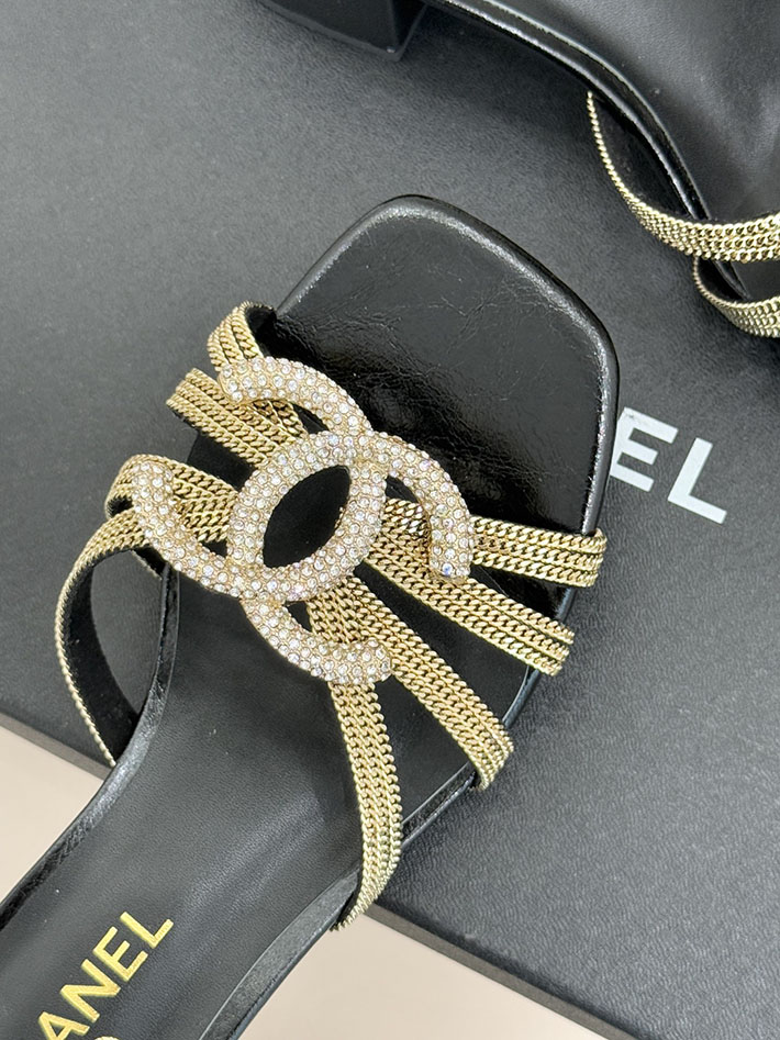 最高級シャネルスーパーコピー CHANEL ココマーク サンダル ストラップサンダル 2026新作 ブラック 2630929 革靴 サンダル ブランド - 画像 (4)