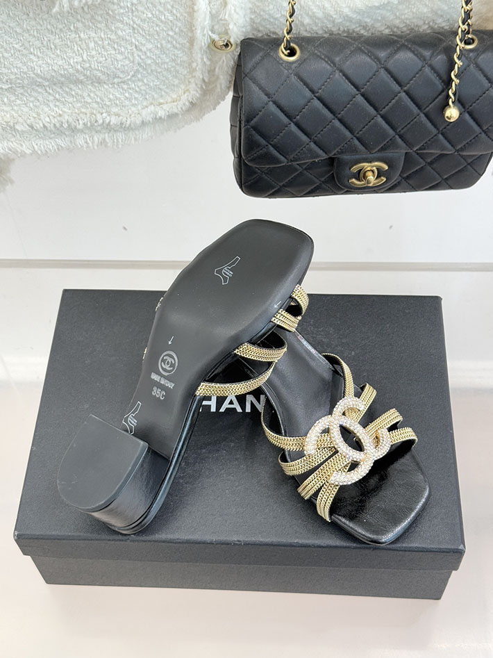 最高級シャネルスーパーコピー CHANEL ココマーク サンダル ストラップサンダル 2026新作 ブラック 2630929 革靴 サンダル ブランド - 画像 (2)