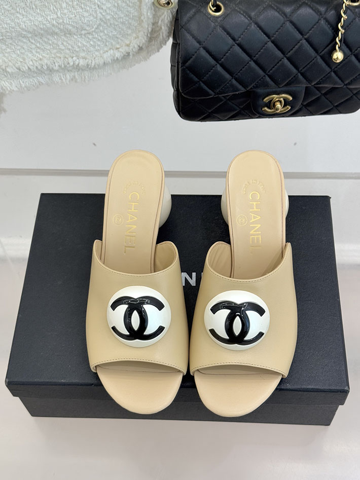 最高級シャネルスーパーコピー CHANEL パールヒールブーツ 2026新作 球体パールヒール パンプス ベージュ 2630934 シャネル風サンダル - 画像 (7)