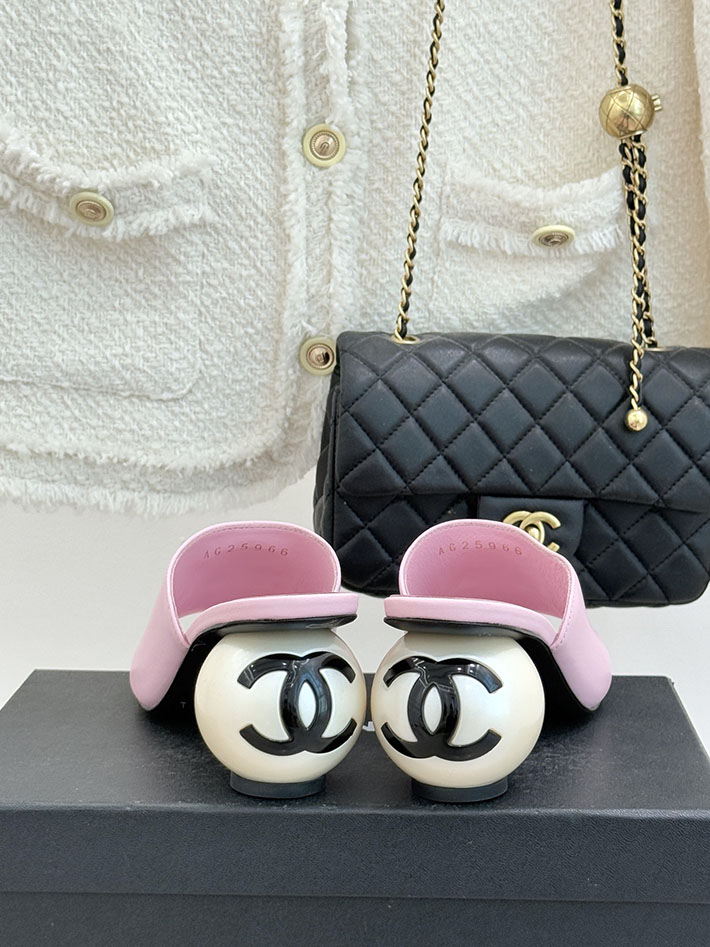最高級シャネルスーパーコピー CHANEL パールヒールブーツ 2026新作 球体パールヒール パンプス ピンク 2630935 シャネル新作サンダル - 画像 (5)