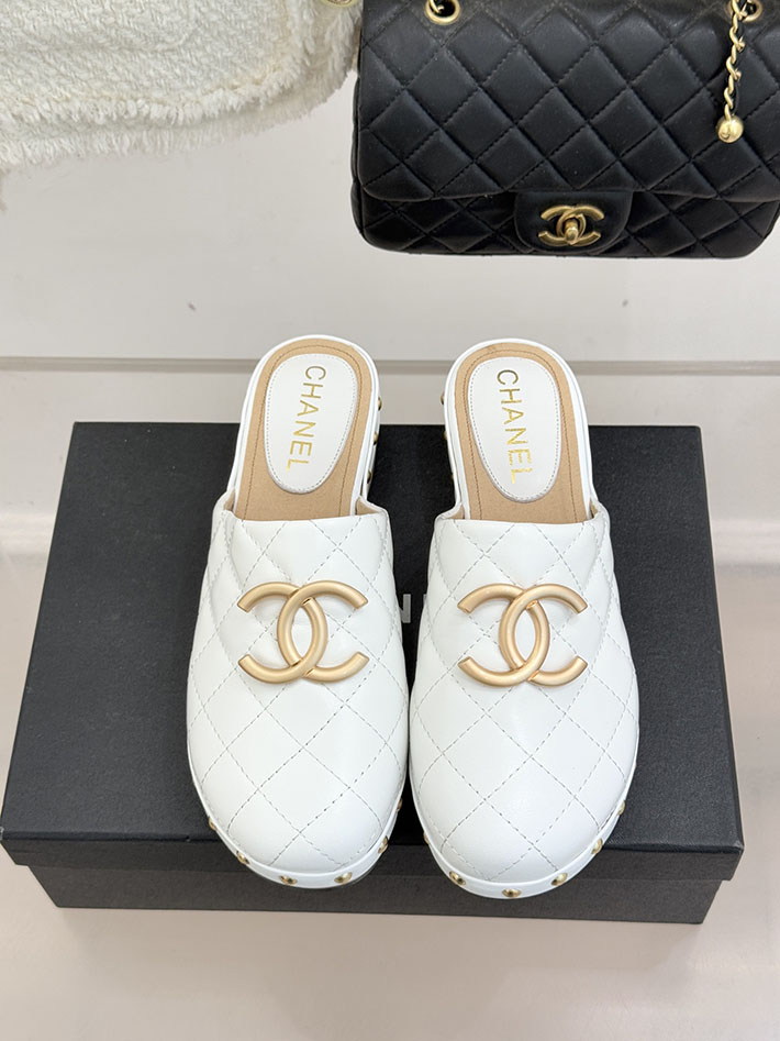 最高級シャネルスーパーコピー CHANEL マトラッセ ジュート サボサンダル レディース ホワイト 2630949 シャネル サンダル 白 - 画像 (7)