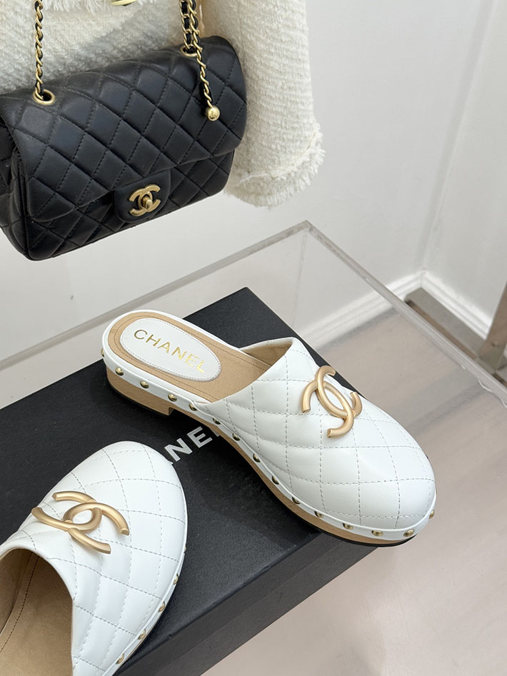 最高級シャネルスーパーコピー CHANEL マトラッセ ジュート サボサンダル レディース ホワイト 2630949 シャネル サンダル 白 - 画像 (6)