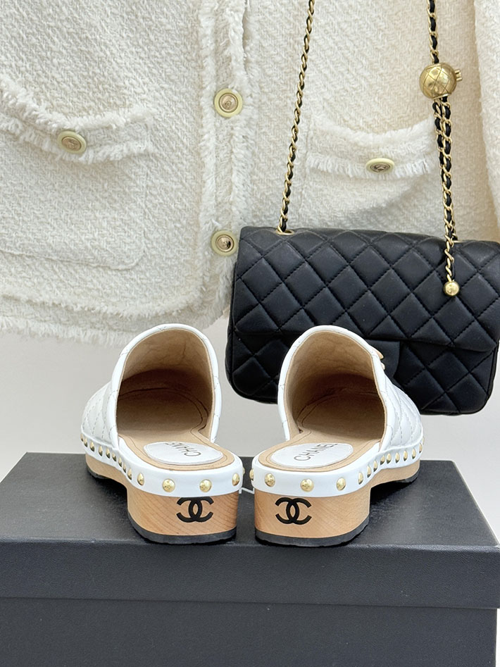 最高級シャネルスーパーコピー CHANEL マトラッセ ジュート サボサンダル レディース ホワイト 2630949 シャネル サンダル 白 - 画像 (5)