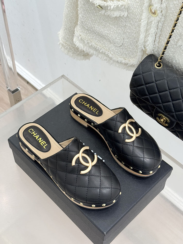 最高級シャネルスーパーコピー CHANEL マトラッセ ジュート サボサンダル レディース ブラック 2630950 シャネル サンダル 安い - 画像 (8)