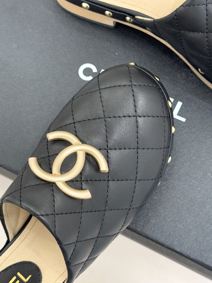 最高級シャネルスーパーコピー CHANEL マトラッセ ジュート サボサンダル レディース ブラック 2630950 シャネル サンダル 安い - 画像 (4)