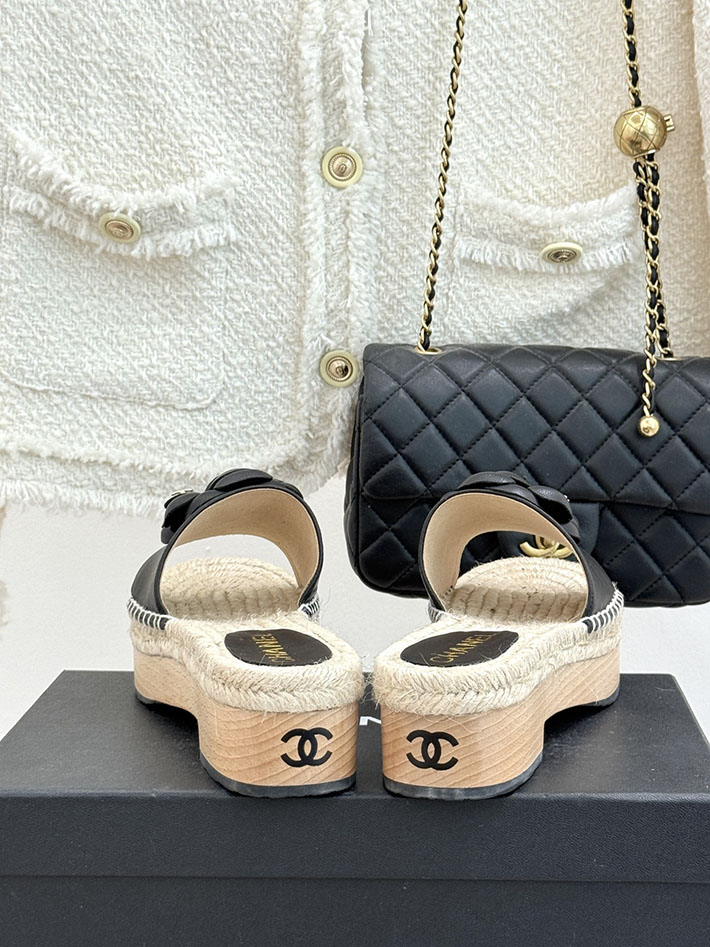 最高級シャネルスーパーコピー CHANEL マトラッセ ジュート サボサンダル ミュール サンダル ブラック 2630952 シャネル サンダル 安い - 画像 (5)