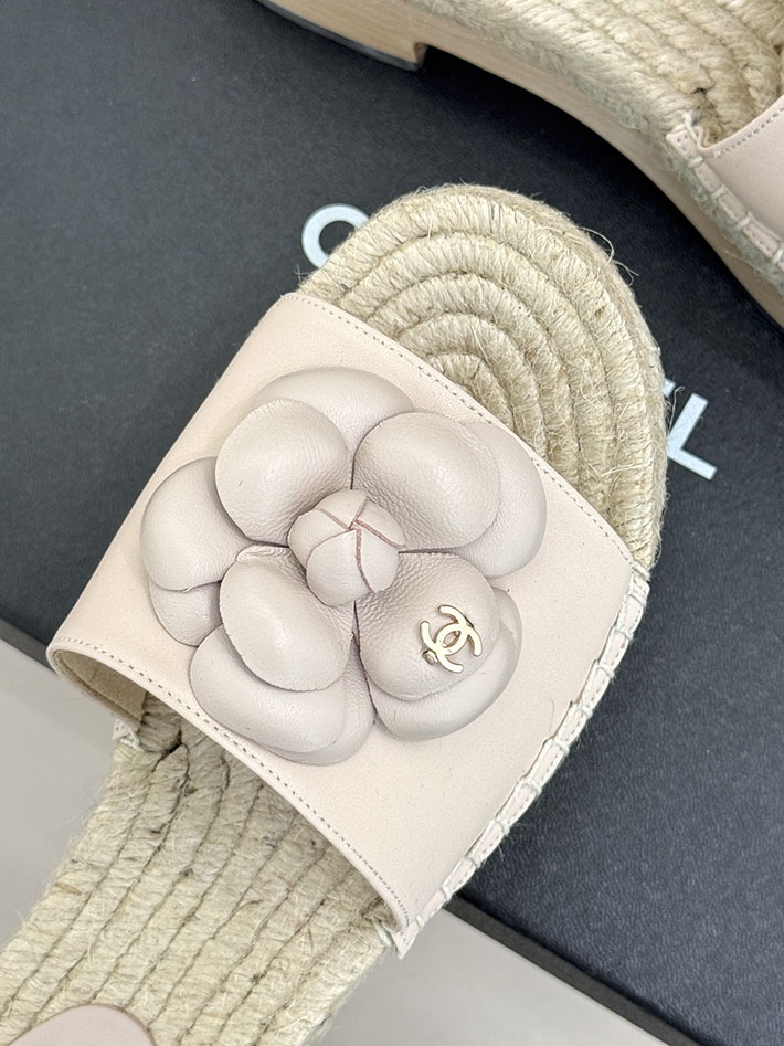 最高級シャネルスーパーコピー CHANEL マトラッセ ジュート サボサンダル ミュール サンダル ピンクド 2630955 シャネル サンダル 新作 - 画像 (4)