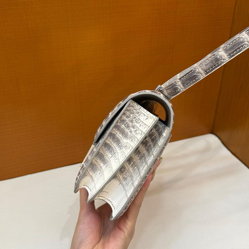 エルメス コンスタンスの通販 HERMES コンスタンス3 ミニ ヒマラヤ クロコダイル シルバー金具 H010323CK01 コンスタンス ミニ ヒマラヤ - 画像 (5)