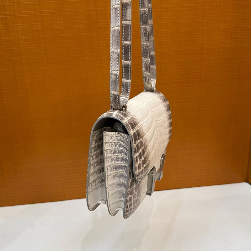 エルメス コンスタンスの通販 HERMES コンスタンス3 ミニ ヒマラヤ クロコダイル シルバー金具 H010323CK01 コンスタンス ミニ ヒマラヤ - 画像 (3)