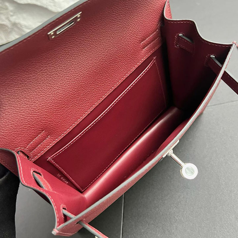 エルメス ケリーダンスの通販 HERMES ケリーダンス2 ルージュアッシュ エバーカラー シルバー金具 H076241CK55 エルメス リュック レディース - 画像 (5)