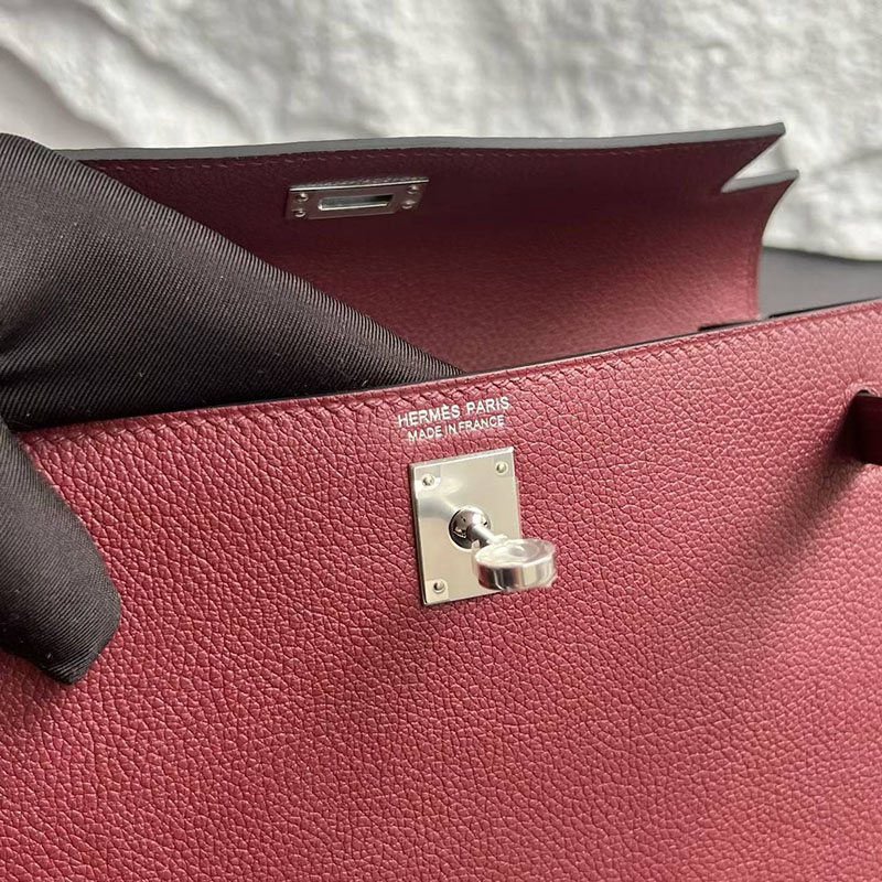 エルメス ケリーダンスの通販 HERMES ケリーダンス2 ルージュアッシュ エバーカラー シルバー金具 H076241CK55 エルメス リュック レディース - 画像 (3)