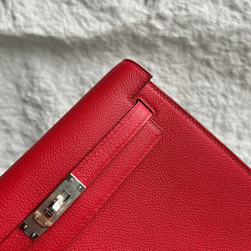 エルメス ケリーダンスの通販 HERMES ケリーダンス2 ルージュヴィフ エバーカラー シルバー金具 H076241CK53 エルメス リュック レザー - 画像 (9)