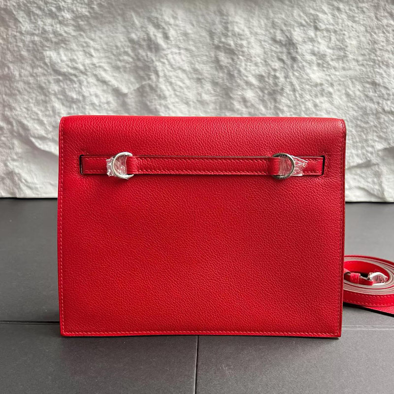 エルメス ケリーダンスの通販 HERMES ケリーダンス2 ルージュヴィフ エバーカラー シルバー金具 H076241CK53 エルメス リュック レザー - 画像 (8)