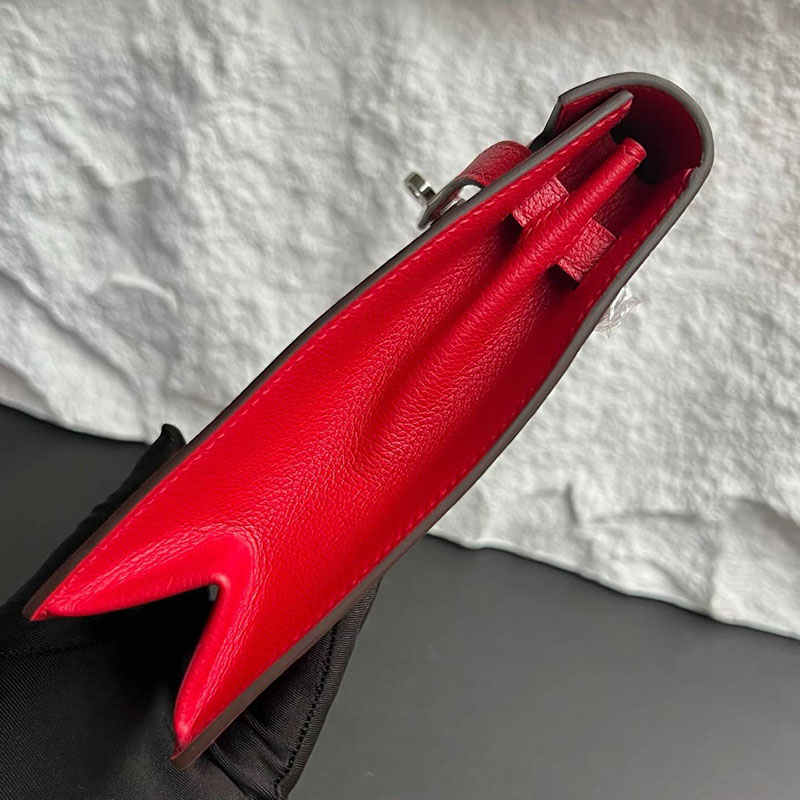 エルメス ケリーダンスの通販 HERMES ケリーダンス2 ルージュヴィフ エバーカラー シルバー金具 H076241CK53 エルメス リュック レザー - 画像 (6)