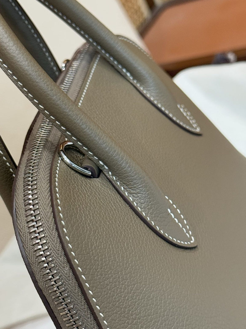 エルメス ボリード 25の通販 HERMES ボリード1923 25 エトゥープ エバーカラー シルバー金具 H075191CK18 エルメス ボリード 25 エトゥープ - 画像 (3)