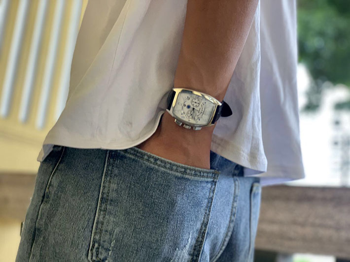 最高級フランクミュラースーパーコピー Franck Muller トノウ カーベックス クロノグラフ 8880CCAT 2633157 フランクミュラー トノーカーベックス メンズ - 画像 (4)