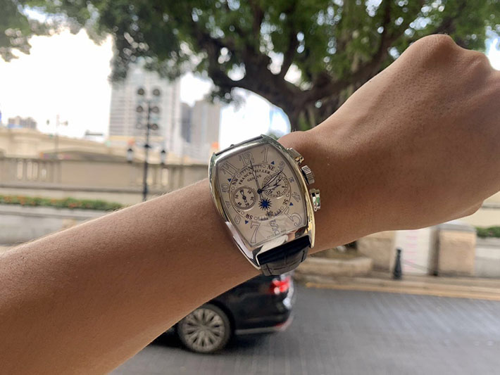 最高級フランクミュラースーパーコピー Franck Muller トノウ カーベックス クロノグラフ 8880CCAT 2633157 フランクミュラー トノーカーベックス メンズ - 画像 (2)