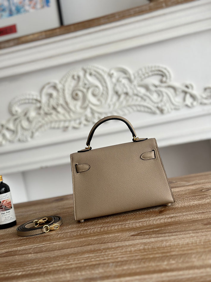 エルメス ケリーバッグの定価 HERMES ケリーミニ2 グリアスファルト ヴォーエプソン ゴールド金具 H073663CCM8 エルメス アウトレット 木更津 - 画像 (8)