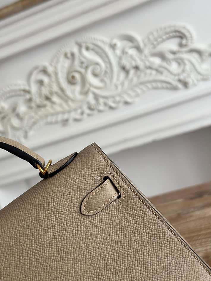 エルメス ケリーバッグの定価 HERMES ケリーミニ2 グリアスファルト ヴォーエプソン ゴールド金具 H073663CCM8 エルメス アウトレット 木更津 - 画像 (6)