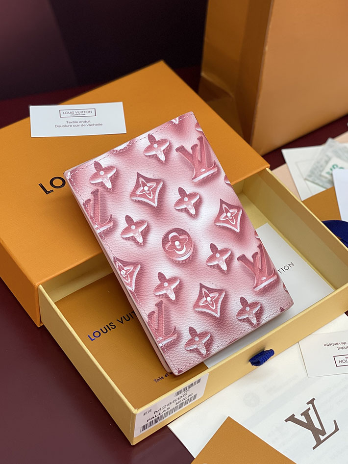 ルイヴィトン カードケース 販売店舗 lv パスポートカバー クーヴェルテュール・パスポール コットンキャンディピンク M28620 ヴィトン カードケース 財布代わり - 画像 (12)