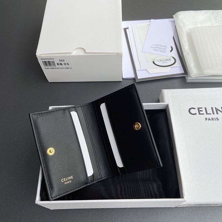 最高級セリーヌスーパーコピー CELINE バイフォールド トリオンフ カードホルダー ブラック 10P353DPV.38NO セリーヌ カードケース 財布代わり - 画像 (5)