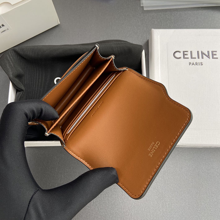 最高級セリーヌスーパーコピー CELINE カードケース ビジネスカードホルダー トリオンフ キャンバス タン 10E242BZ9.04LU セリーヌ カードケース アウトレット - 画像 (3)