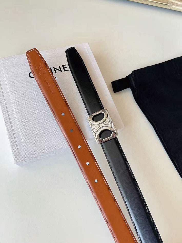 最高級セリーヌスーパーコピー CELINE ナローベルト レディース Medium 25MM ミディアム トリオンフ 2632541 セリーヌ ベルト 安い - 画像 (8)