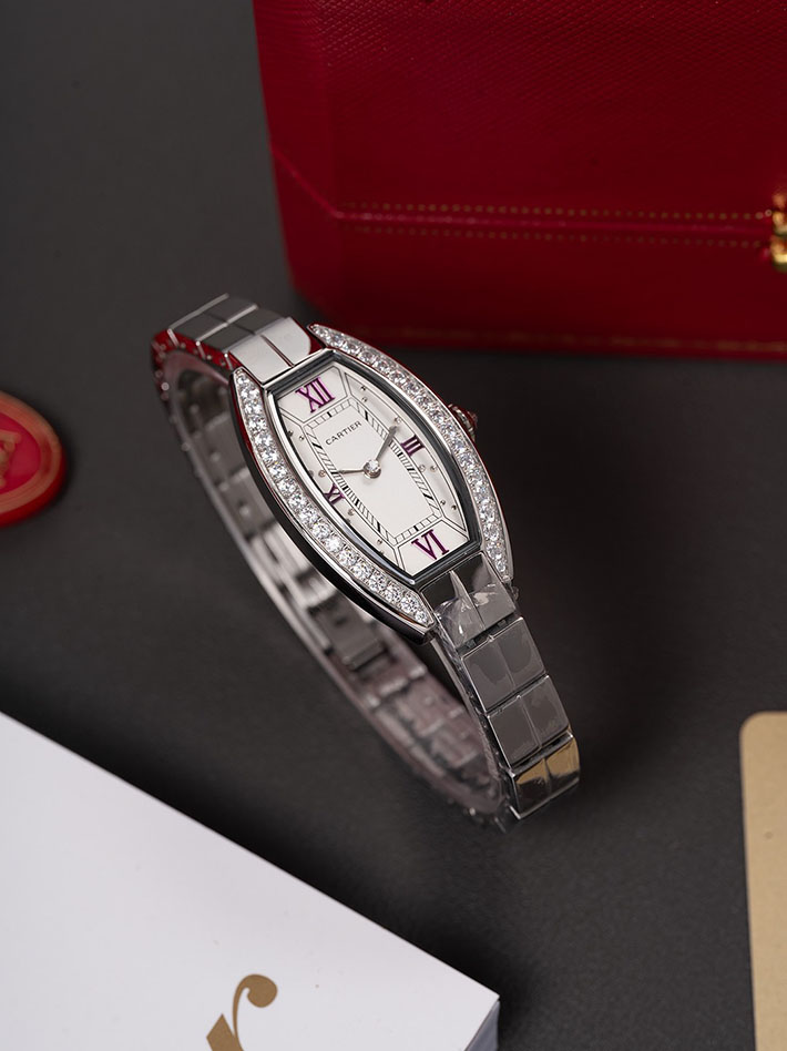 最高級カルティエスーパーコピー Cartier ミニトノー ラニエール ダイヤ ホワイトゴールド 5色から選べます 2632591 カルティエ ラニエール 時計 - 画像 (9)