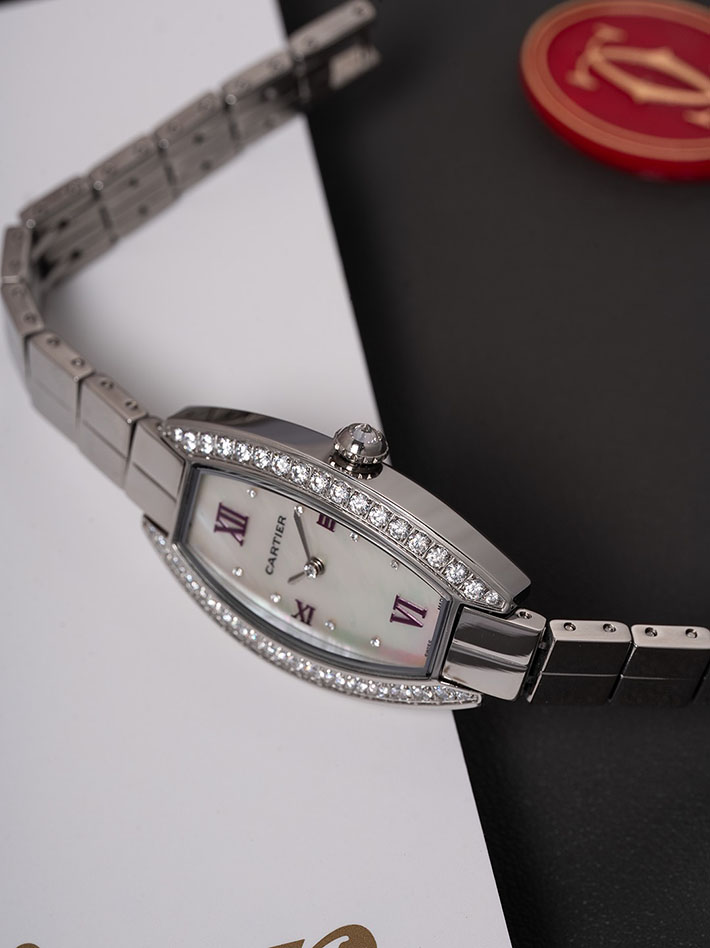 最高級カルティエスーパーコピー Cartier ミニトノー ラニエール ダイヤ ホワイトゴールド 5色から選べます 2632591 カルティエ ラニエール 時計 - 画像 (4)