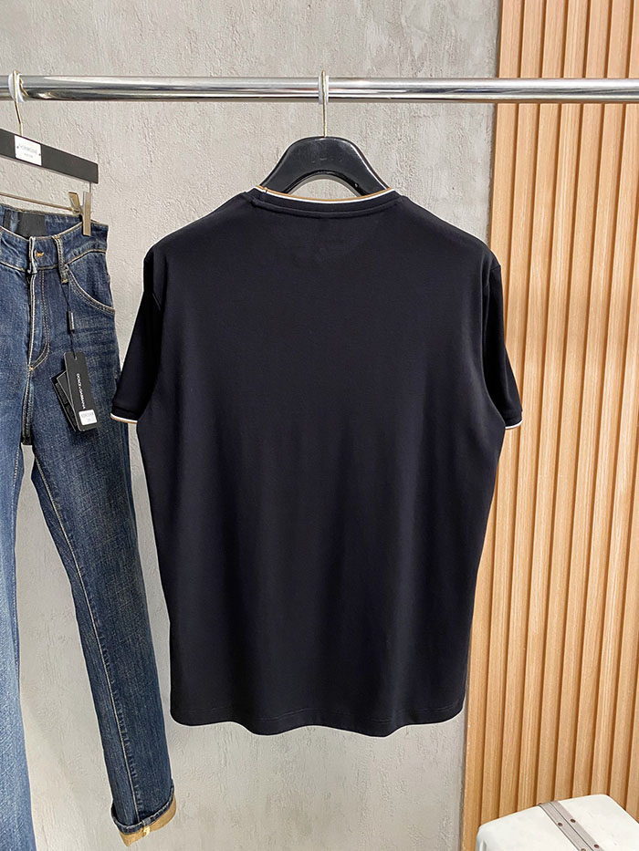 最高級ルイヴィトンスーパーコピー Louis Vuitton 2026年新作 純綿メンズカジュアル半袖Tシャツ clothes202600421 ルイ・ヴィトンの高級カスタムメンズブラックTシャツ - 画像 (3)